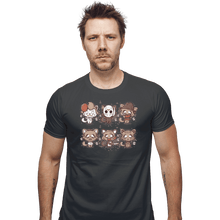Load image into Gallery viewer, Shirts Fitted Shirts, Mens / Small / Charcoal Kawaii Killers
