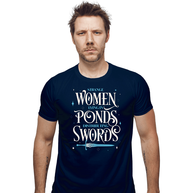 Secret_Shirts Fitted Shirts, Mens / Small / Navy Strange Womens