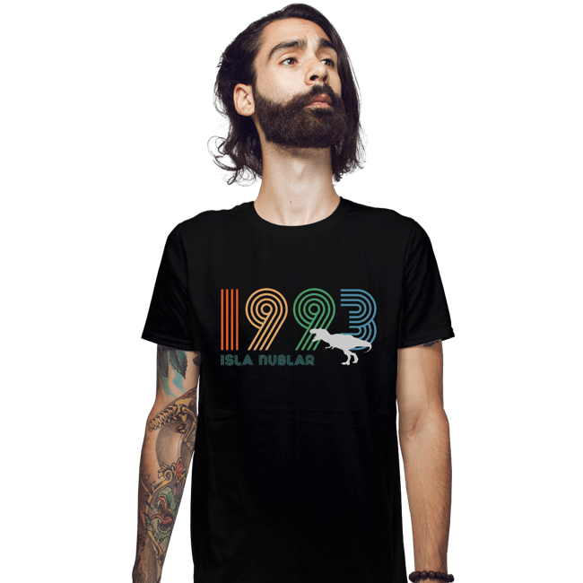 Secret_Shirts Fitted Shirts, Mens / Small / Black Isla Nublar 1993