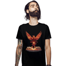 Load image into Gallery viewer, Shirts Fitted Shirts, Mens / Small / Black The 5th Book Of Magic
