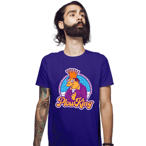 Secret_Shirts Fitted Shirts, Mens / Small / Violet The King Of Snow