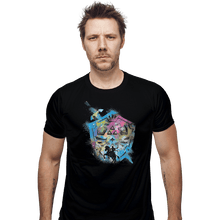 Load image into Gallery viewer, Shirts Fitted Shirts, Mens / Small / Black The Legend Hero
