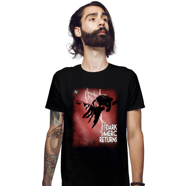 Shirts Fitted Shirts, Mens / Small / Black The Dark Merc Returns
