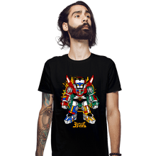 Load image into Gallery viewer, Daily_Deal_Shirts Fitted Shirts, Mens / Small / Black Chibi Voltron
