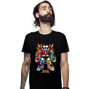 Daily_Deal_Shirts Fitted Shirts, Mens / Small / Black Chibi Voltron