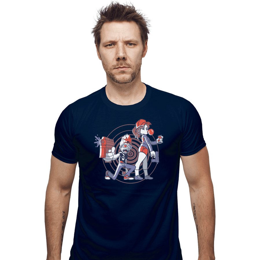 Shirts Fitted Shirts, Mens / Small / Navy Zombie Neighbors