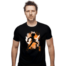 Load image into Gallery viewer, Shirts Fitted Shirts, Mens / Small / Black Cosmic Tsuna
