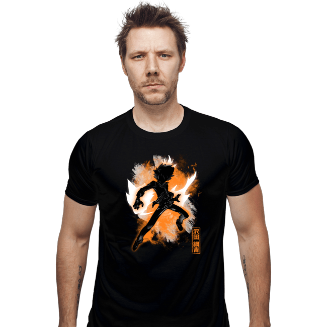 Shirts Fitted Shirts, Mens / Small / Black Cosmic Tsuna
