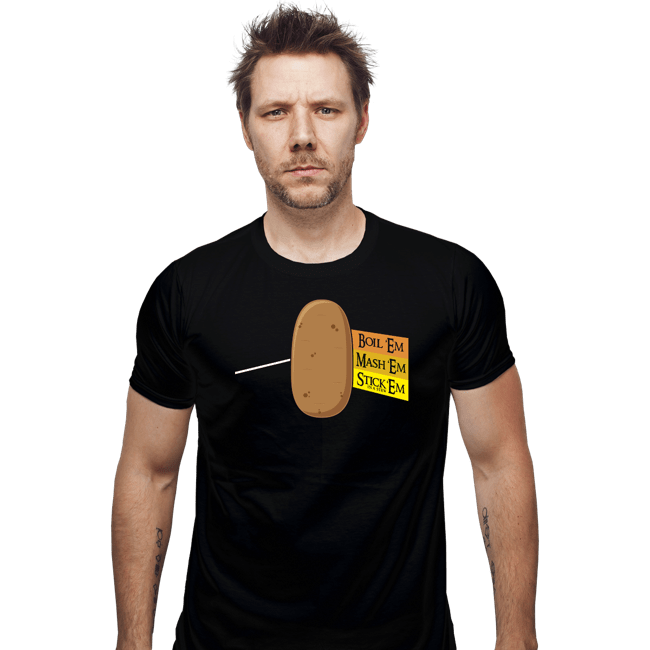 Shirts Fitted Shirts, Mens / Small / Black Dark Side Of The Tater