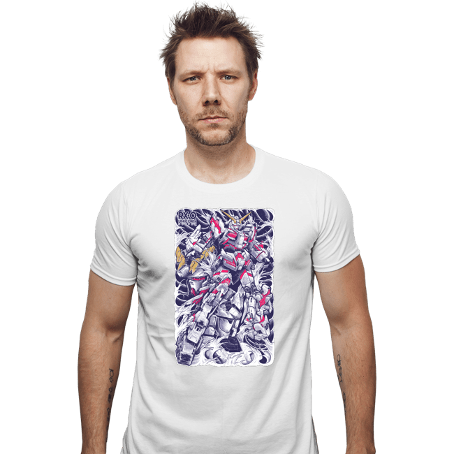 Secret_Shirts Fitted Shirts, Mens / Small / White Gundam Unicorn