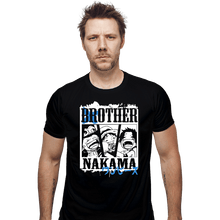Load image into Gallery viewer, Shirts Fitted Shirts, Mens / Small / Black Brother Nakama
