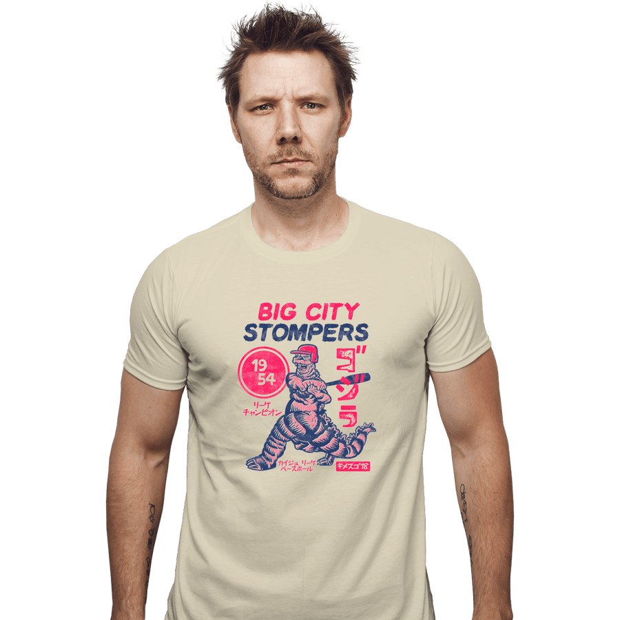 Shirts Fitted Shirts, Mens / Small / Sand Big City Stompers