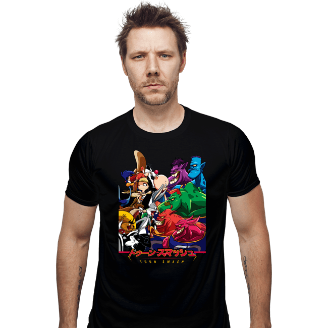 Shirts Fitted Shirts, Mens / Small / Black Toon Smash