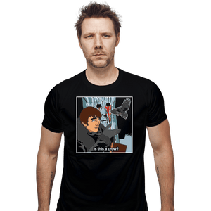 Shirts Fitted Shirts, Mens / Small / Black Is This A Crow