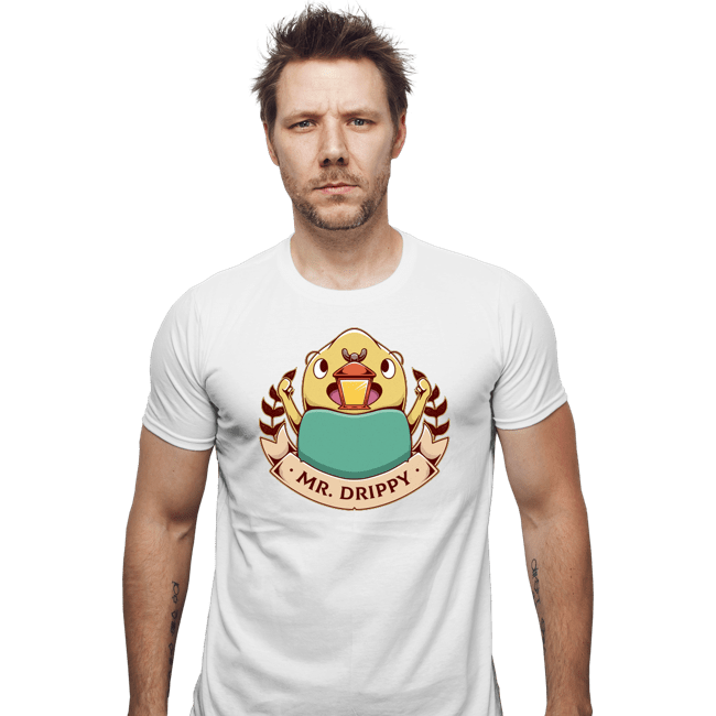 Shirts Fitted Shirts, Mens / Small / White Drippy