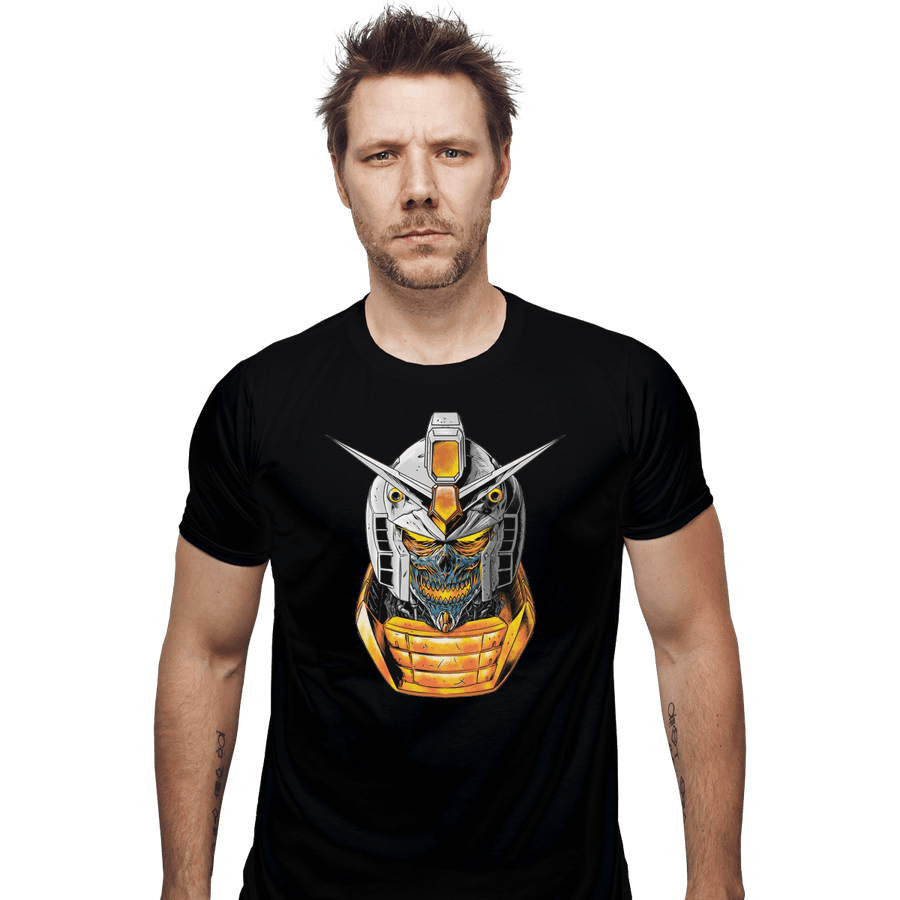 Shirts Fitted Shirts, Mens / Small / Black Skull Warrior