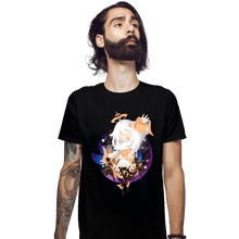 Load image into Gallery viewer, Shirts Fitted Shirts, Mens / Small / Black Cute Companion Paimon
