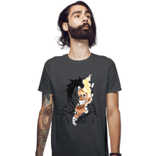 Load image into Gallery viewer, Secret_Shirts Fitted Shirts, Mens / Small / Charcoal God Of Sun
