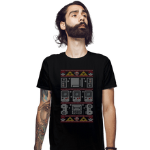 Load image into Gallery viewer, Secret_Shirts Fitted Shirts, Mens / Small / Black Nintendmas
