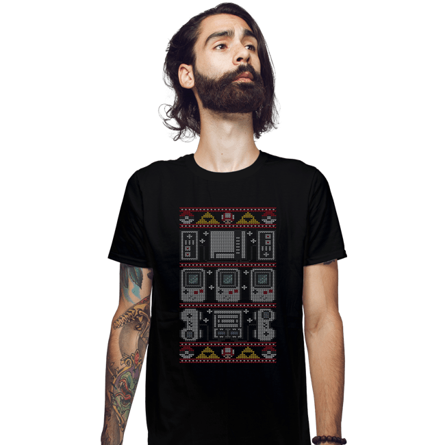 Secret_Shirts Fitted Shirts, Mens / Small / Black Nintendmas