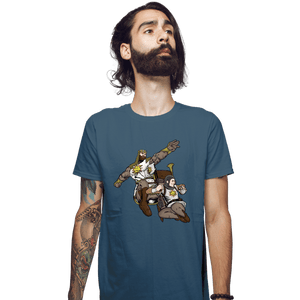 Secret_Shirts Fitted Shirts, Mens / Small / Indigo Blue The Dark King