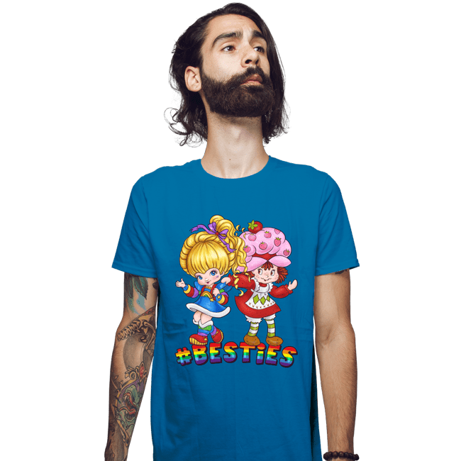 Shirts Fitted Shirts, Mens / Small / Sapphire Besties