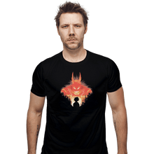 Load image into Gallery viewer, Shirts Fitted Shirts, Mens / Small / Black Ultra Sunset
