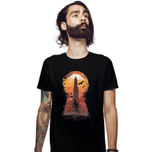 Load image into Gallery viewer, Shirts Fitted Shirts, Mens / Small / Black Dark Tower
