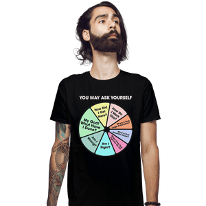 Shirts Fitted Shirts, Mens / Small / Black Once In A Lifetime Pie Chart