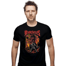 Load image into Gallery viewer, Shirts Fitted Shirts, Mens / Small / Black Metal Dark Souls
