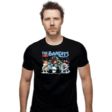 Load image into Gallery viewer, Daily_Deal_Shirts Fitted Shirts, Mens / Small / Black The Bandits
