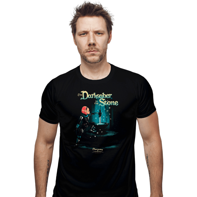 Daily_Deal_Shirts Fitted Shirts, Mens / Small / Black The Saber In The Stone