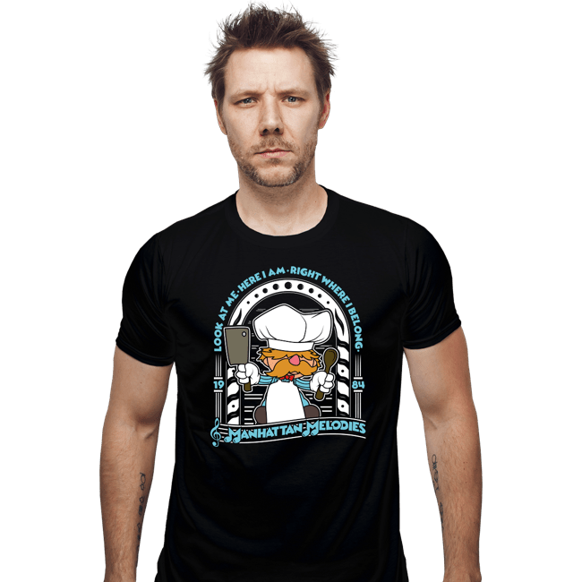 Shirts Fitted Shirts, Mens / Small / Black Swedish Chef Melodies