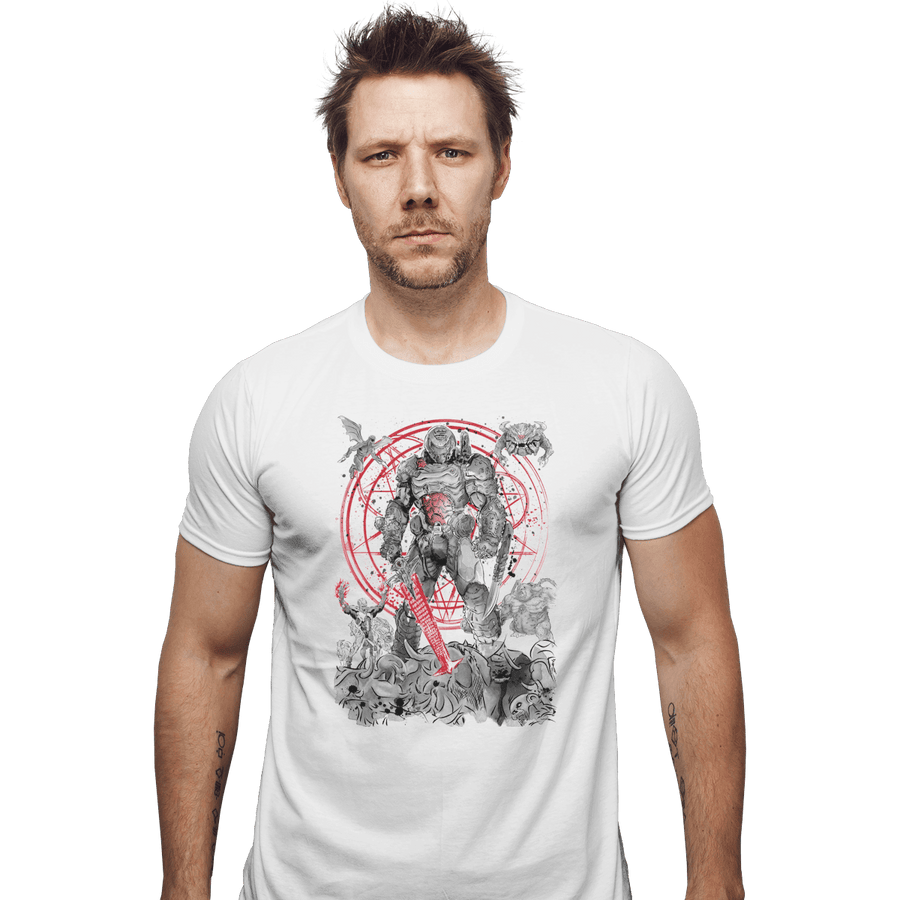 Shirts Fitted Shirts, Mens / Small / White The Hell Walker