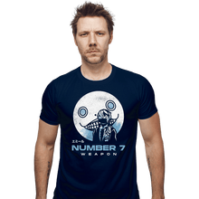 Load image into Gallery viewer, Shirts Fitted Shirts, Mens / Small / Navy Emil Weapon Number 7
