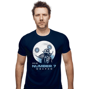 Shirts Fitted Shirts, Mens / Small / Navy Emil Weapon Number 7