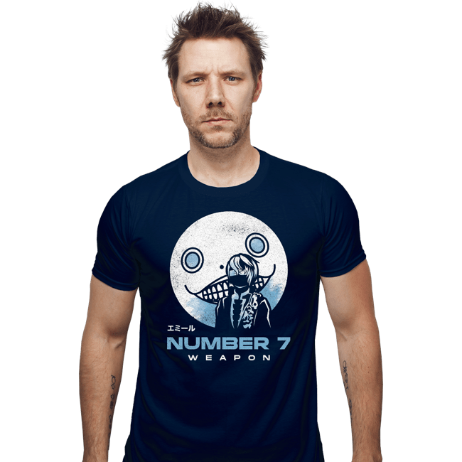 Shirts Fitted Shirts, Mens / Small / Navy Emil Weapon Number 7