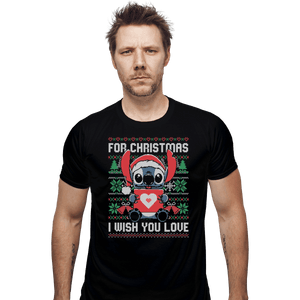 Shirts Fitted Shirts, Mens / Small / Black Christmas Love