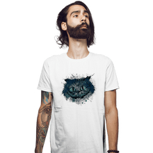 Load image into Gallery viewer, Shirts Fitted Shirts, Mens / Small / White Watercolor Smile

