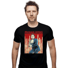 Load image into Gallery viewer, Shirts Fitted Shirts, Mens / Small / Black Michael Myers
