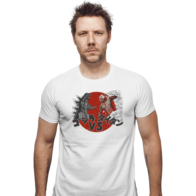 Shirts Fitted Shirts, Mens / Small / White Battle Of Titans
