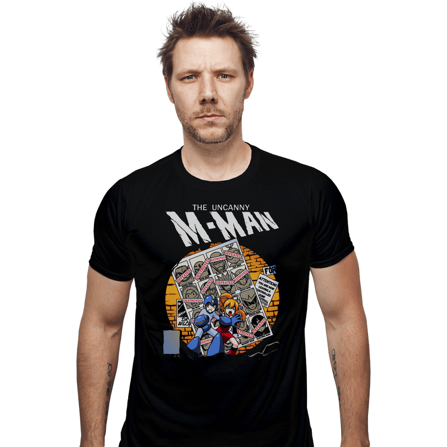 Shirts Fitted Shirts, Mens / Small / Black The Uncanny M-Man