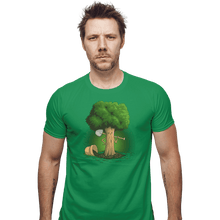 Load image into Gallery viewer, Shirts Fitted Shirts, Mens / Small / Irish Green Plant A Tree

