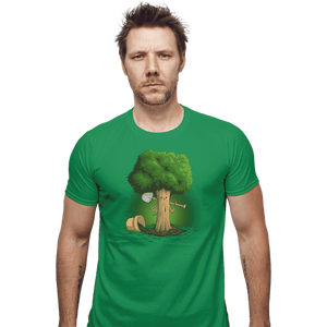 Shirts Fitted Shirts, Mens / Small / Irish Green Plant A Tree