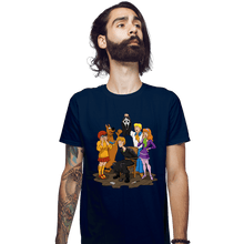 Load image into Gallery viewer, Secret_Shirts Fitted Shirts, Mens / Small / Navy Scooby Suprise
