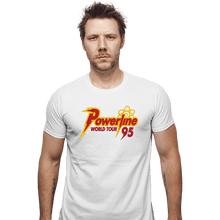 Load image into Gallery viewer, Daily_Deal_Shirts Fitted Shirts, Mens / Small / White Powerline Tour 95

