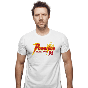 Daily_Deal_Shirts Fitted Shirts, Mens / Small / White Powerline Tour 95