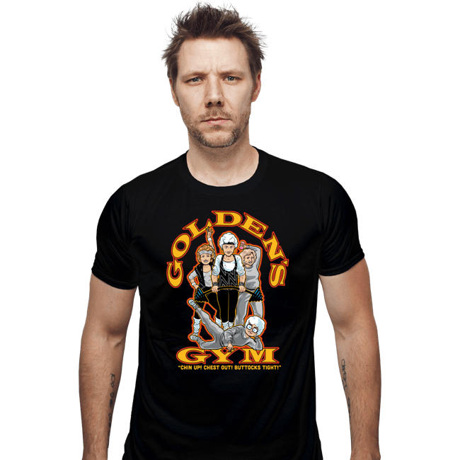 Secret_Shirts Fitted Shirts, Mens / Small / Black Goldens Gym