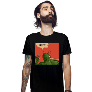 Secret_Shirts Fitted Shirts, Mens / Small / Black Lizard Slap