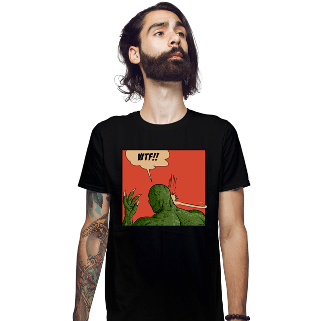 Secret_Shirts Fitted Shirts, Mens / Small / Black Lizard Slap